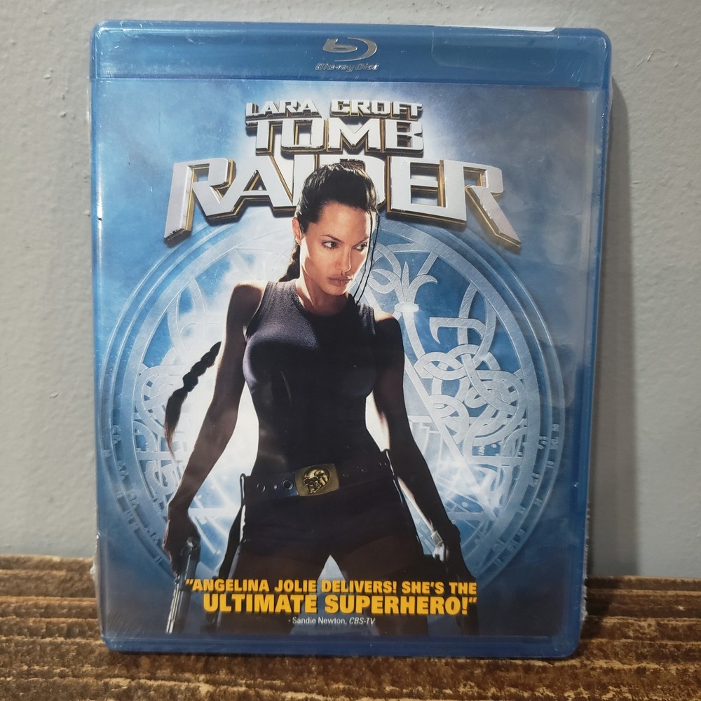 Lara Croft Tomb Raider Blu-ray Angelina Jolie Action Adventure Movie New Sealed